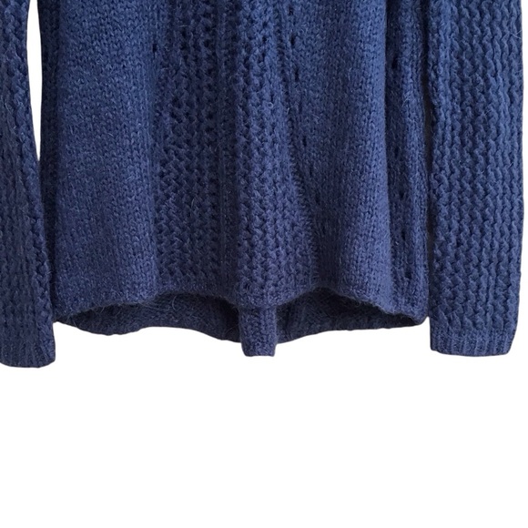 Soft Surroundings Navy Blue Lotta Mohair Blend Sweater - Picture 4 of 6